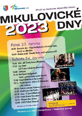 Dny obce Mikulovice 2023 - 760 let obce